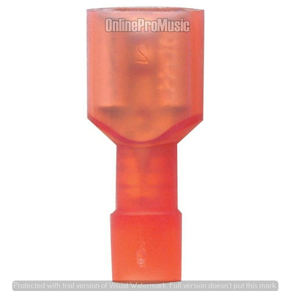 E-RR8-100 22/18-Gauge #8 Economy Vinyl Ring Terminals E-RR8-100 22/18-Gauge #8 Economy Vinyl Ring Terminals